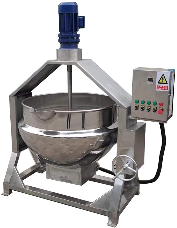 電加熱八字攪拌夾層鍋